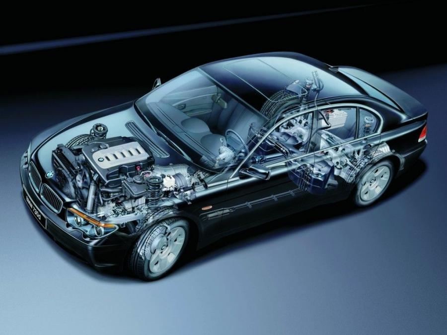 Схема BMW 730d 2002 года  (фото 8 из 9)